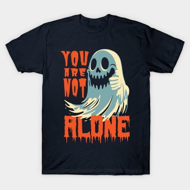 Ghost - You are not alone - Blue T-Shirt by LittleAna